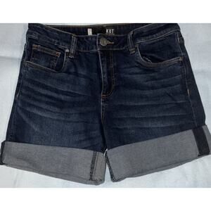 Kut From The Kloth®️Catherine Bermuda Womens Shorts Denim Blue Size 6